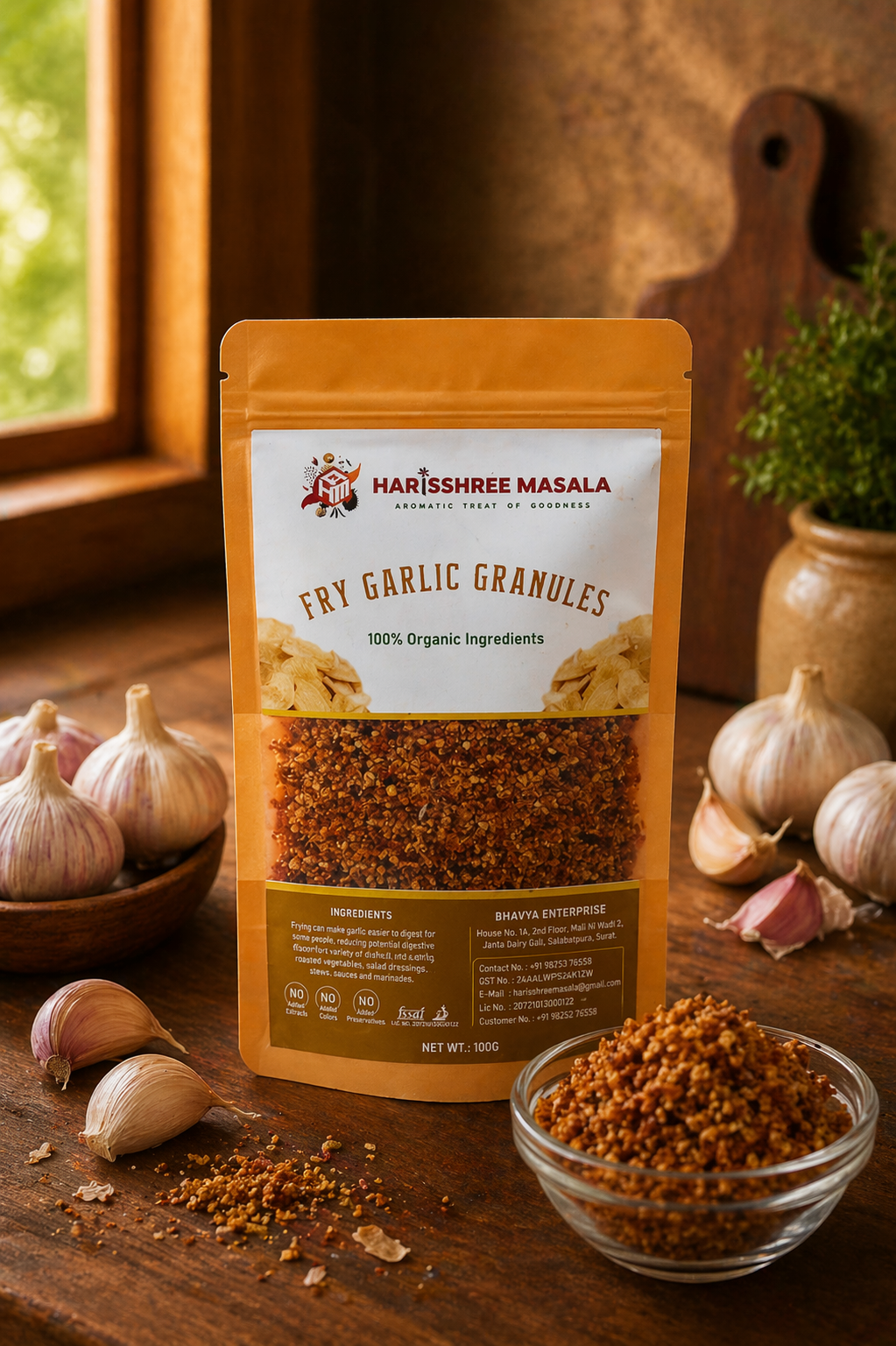 Fry Garlic Granules